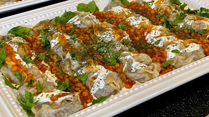 Manto – afghanische Teigtaschen für ein Buffet